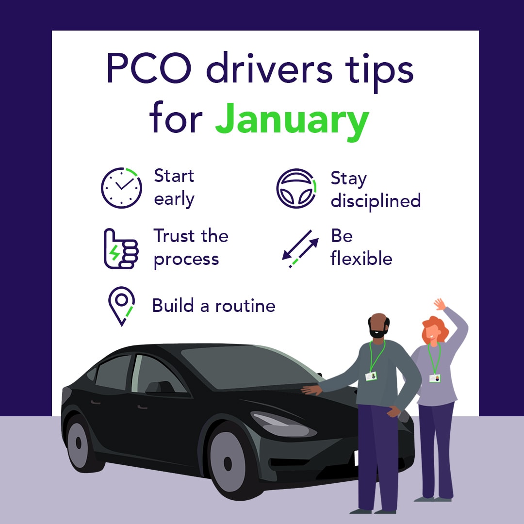 PCO drivers' top tips to drive success in January