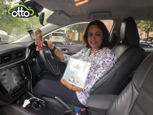 Anita with her new award | PCO Driver