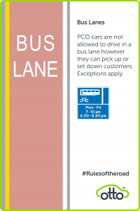 Bus Lane Rules for PCO Drivers