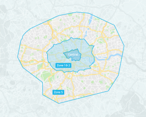 Hotspots for London PCO Rental Cars for ViaVan